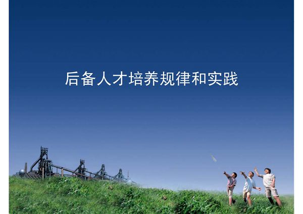 (精品)宝钢-后备人才培养