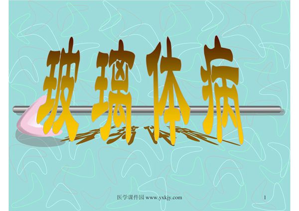 (医学PPT课件)玻璃体病