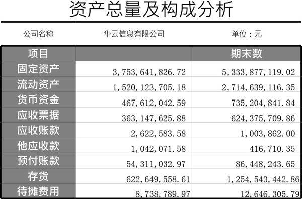 资产总量及结构分析模板