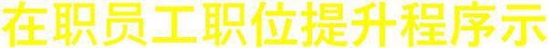员工职位提升程序示意图表格模板