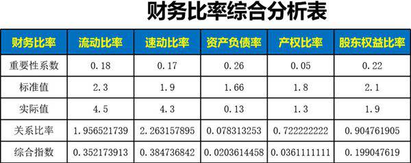 财务数据表模板