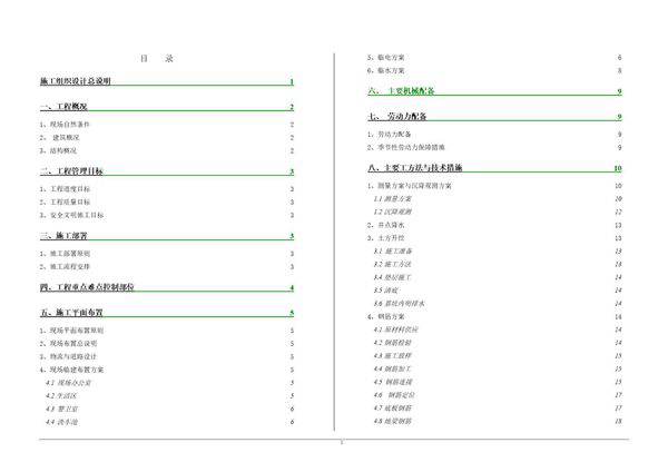蚌埠某商业大厦施工组织设计(框筒结构 )