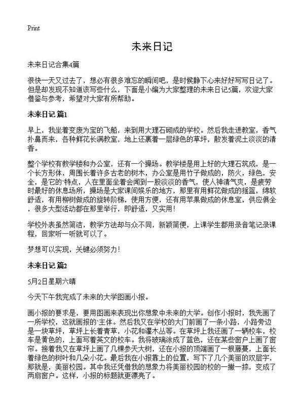 未来日记