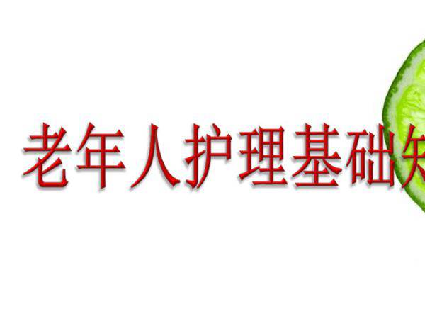 养老护理员培训-老年人护理基础知识