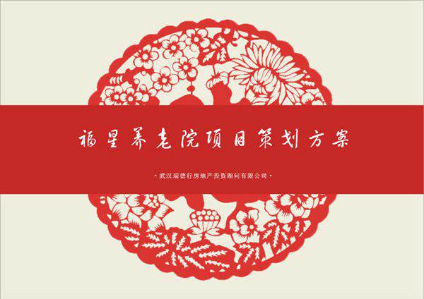 一个养老院项目策划方案