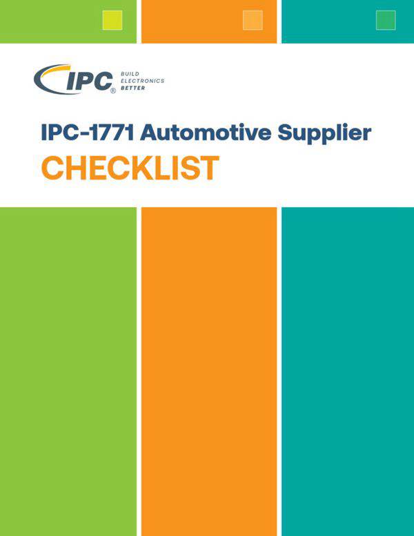 IPC 1771 Automotive supplier checklist-2024