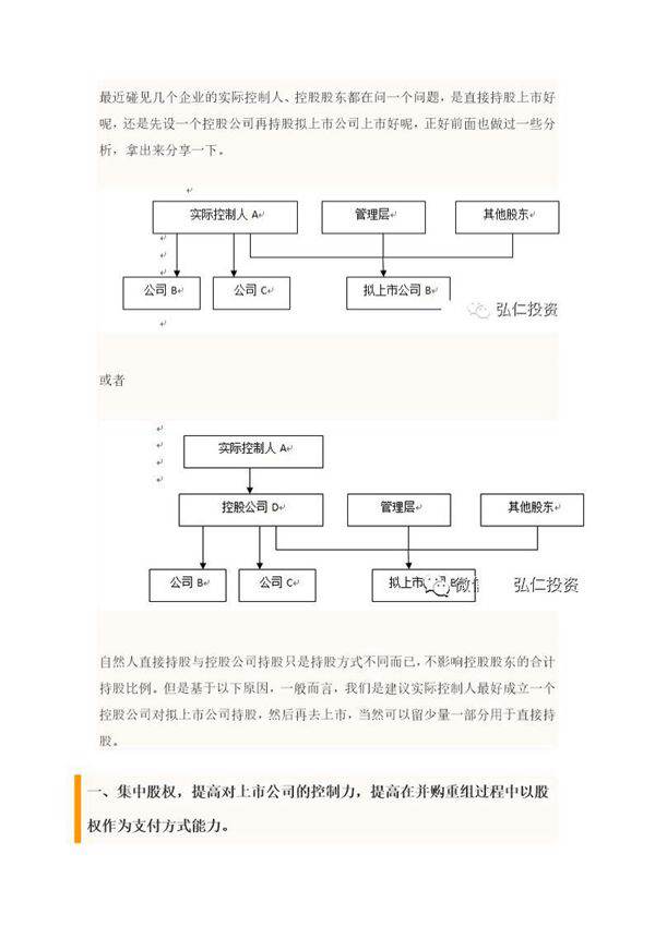 新三板IPO 拟上市公司股权结构顶层设计方案
