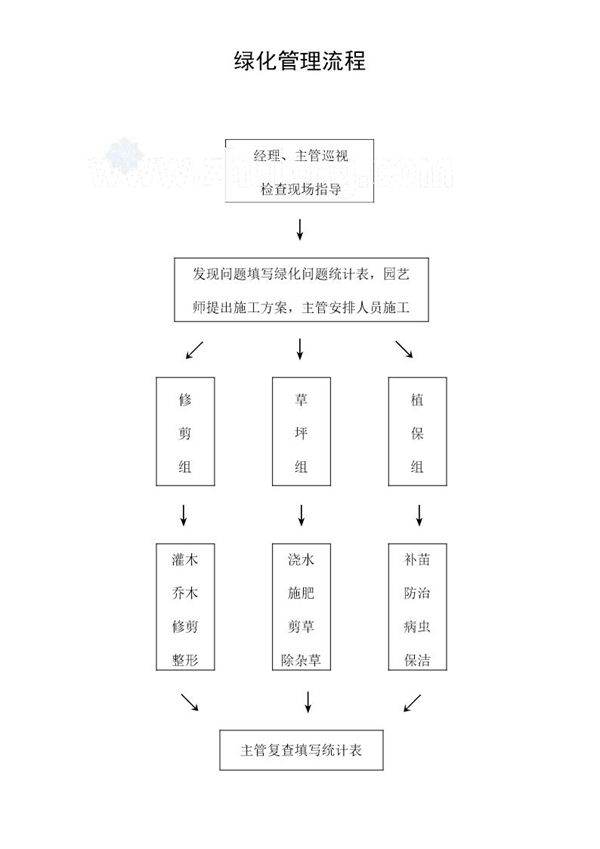 绿化管理流程