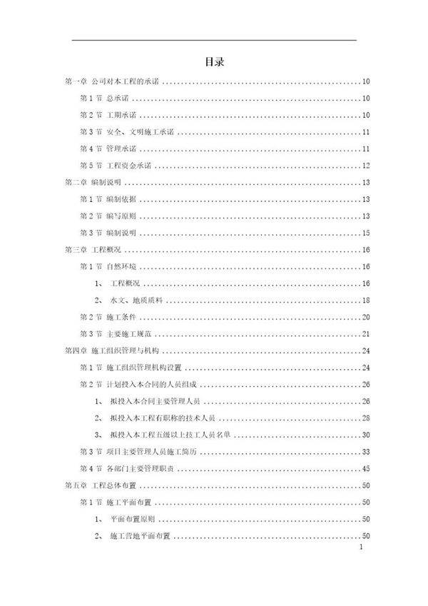 某市某河防洪治河工程