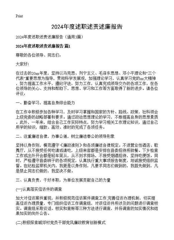 2024年度述职述责述廉报告3篇