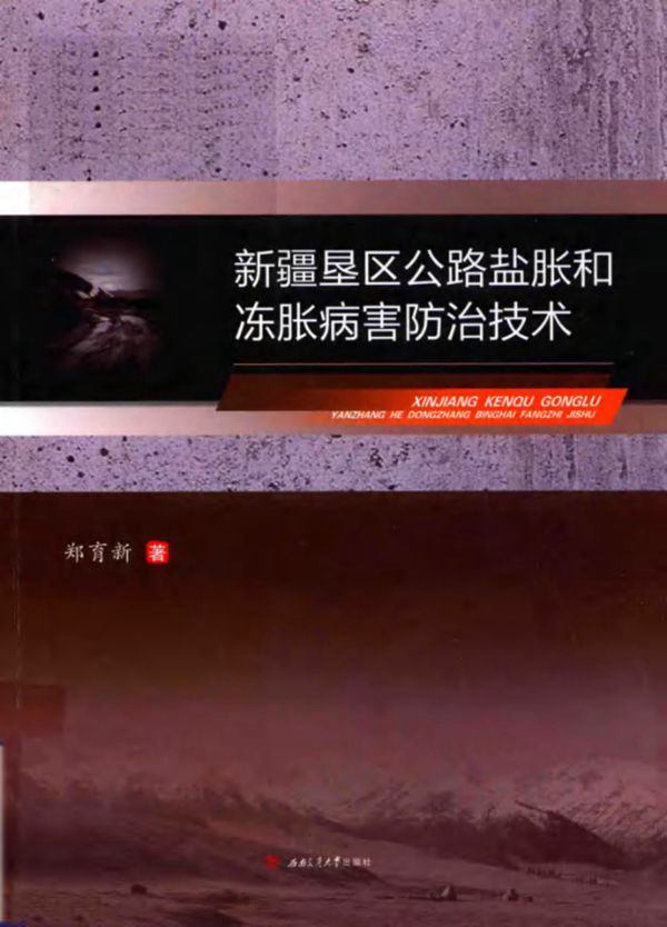 新疆垦区公路盐胀和冻胀病害防治技术 郑育新 著 (2018版)