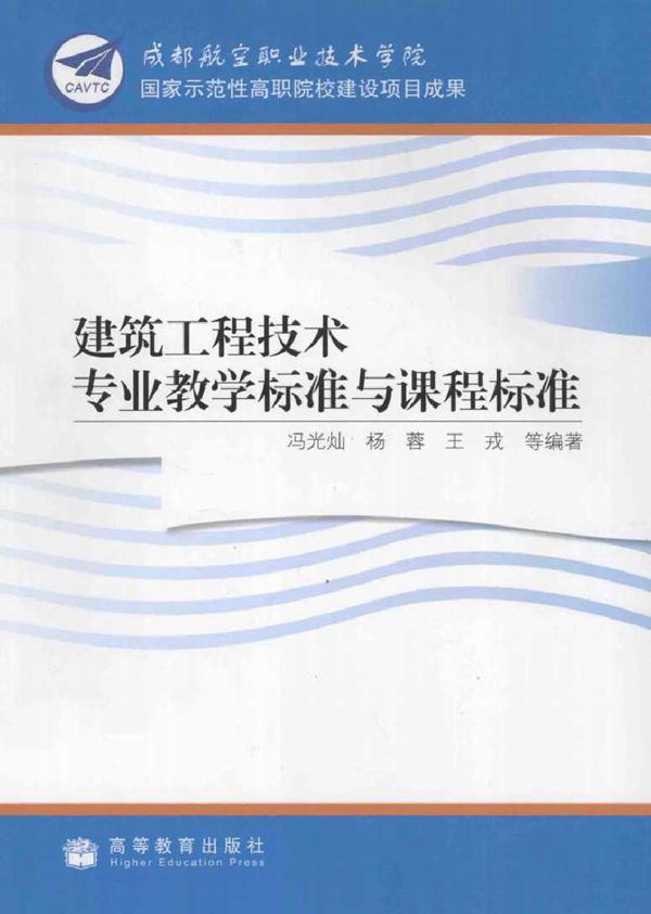 建筑工程技术专业教学标准与课程标准 冯光灿,杨蓉,王戎 等 (2009版)