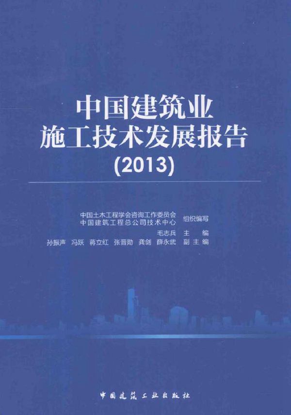 中国建筑业施工技术发展报告 2013 毛志兵 (2014版)
