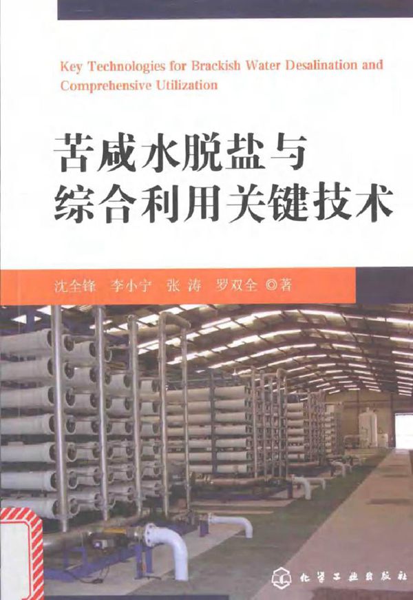 苦咸水脱盐与综合利用关键技术 沈全峰，李小宁，张涛，罗双全 著 (2017版)