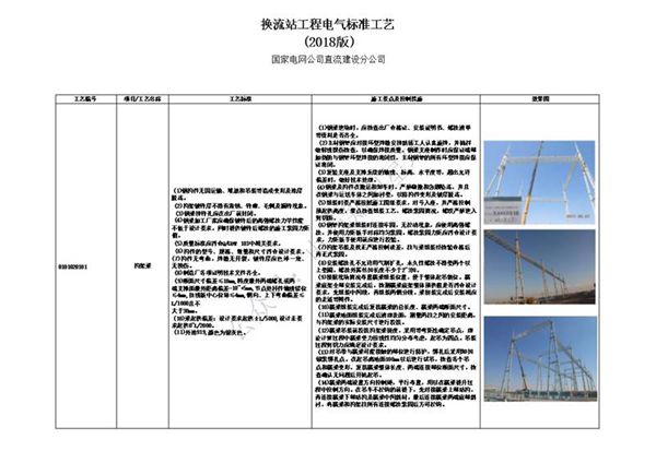 国网换流站工程电气标准工艺(高清Word版)