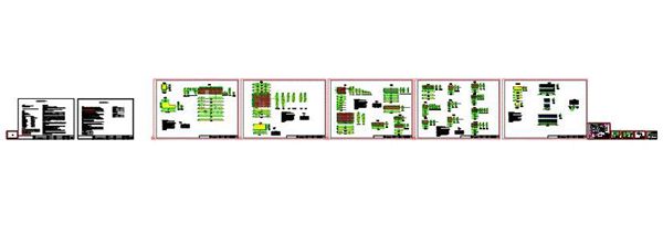 CAD版 工商业光伏设计图设计