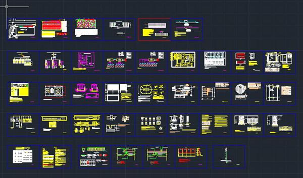 CAD版 光伏储能一体化电站项目设计图纸打包(2025)