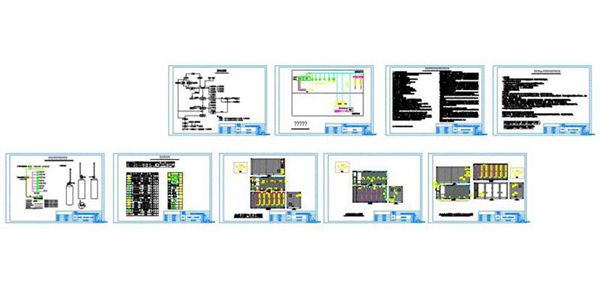 5MW液冷20尺集装箱项目系统设计CAD图纸