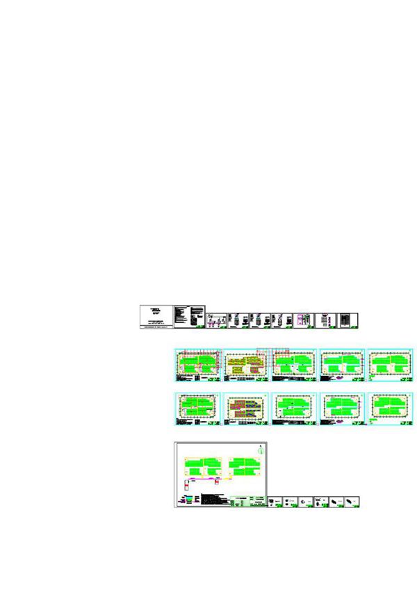 甲级设计院1MW分布式光伏全套设计CAD图纸