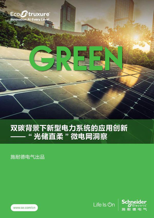 2023双碳背景下新型电力系统的应用创新光储直柔电网洞察白皮书