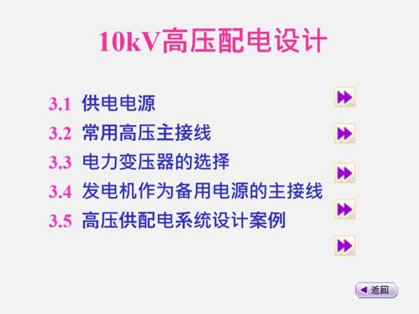 10KV高压配电设计整套培训课件
