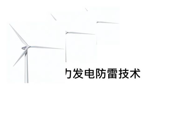 风电场防雷技术培训课件