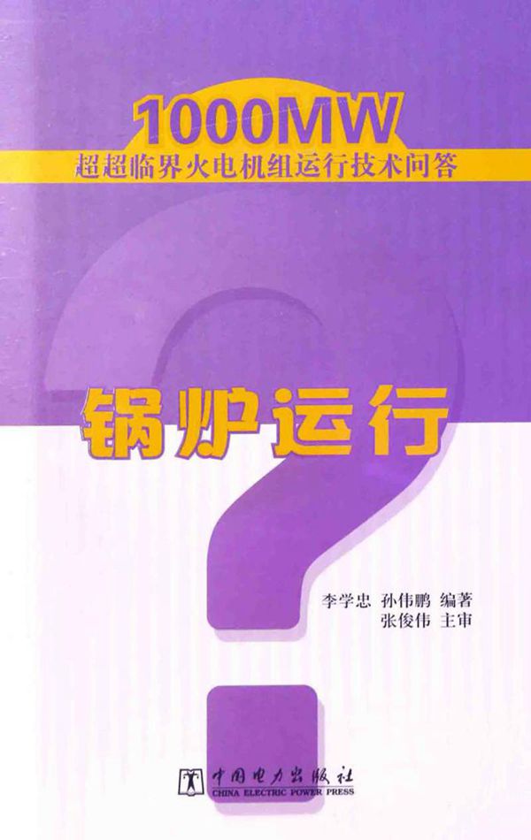 锅炉运行 李学忠 孙伟鹏 2014