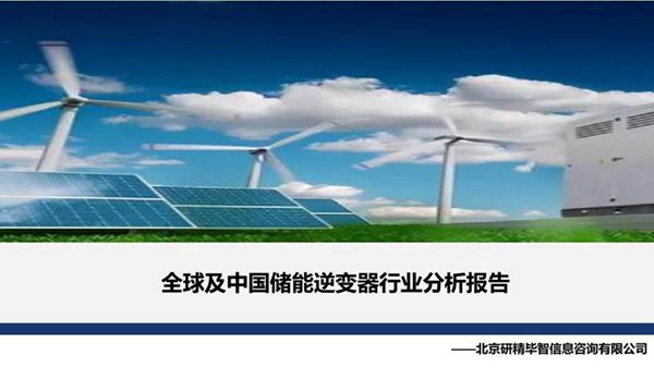 全球及中国储能逆变器行业分析报告