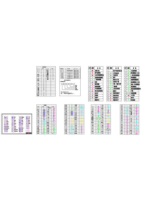 安防系统通用图形符号