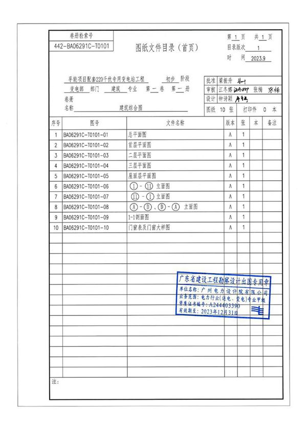 T0101-建筑综合图
