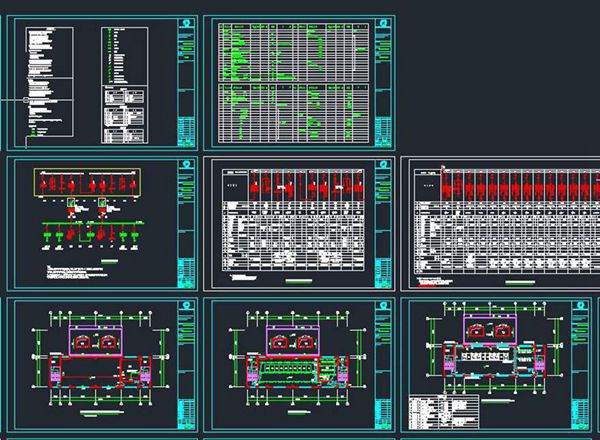 CAD版 35kV变电站全套图纸打包