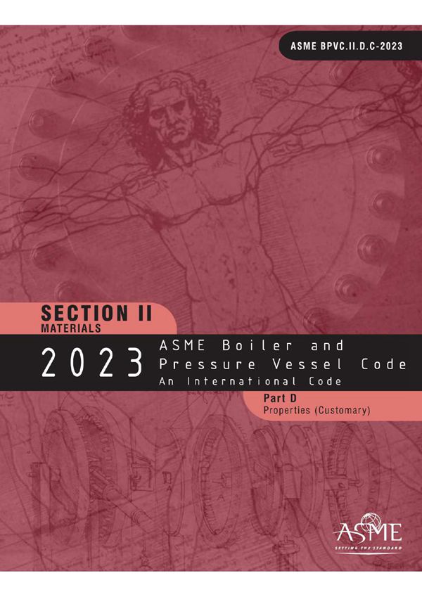 ASME BPVC II part D (customary)-2023