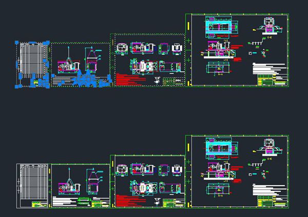 CAD版 储能电站一体机项目布置图 基础图