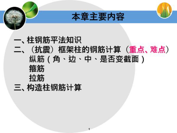 构造柱钢筋图纸识读培训讲义
