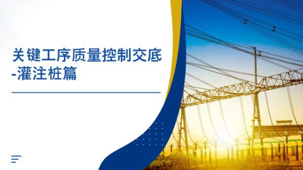 3D演示钻孔灌注桩关键工序质量控制交底