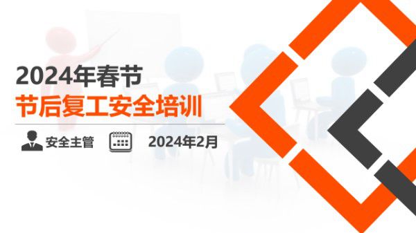 节后复工安全专题培训(120页)
