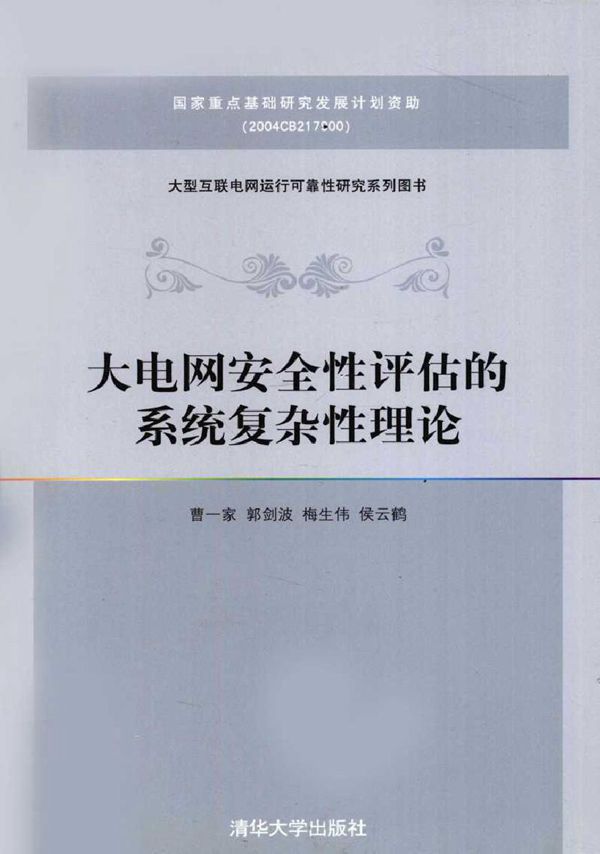 大电网安全性评估的系统复杂性理论