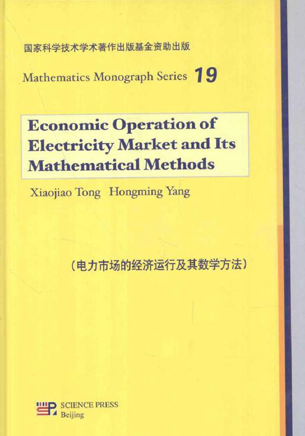 电力市场的经济运行及其数学方法(英文版)