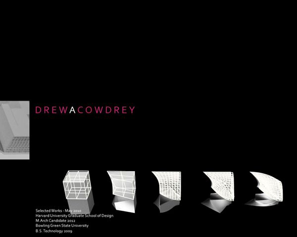 哈佛大学设计研究院(GSD)建筑学学生作品