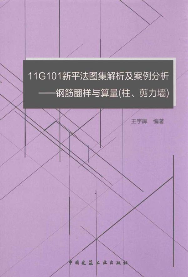 11G101新平法图集解析及案例分析：钢筋翻样与算量（柱、剪力墙） 王宁辉 编 2016 