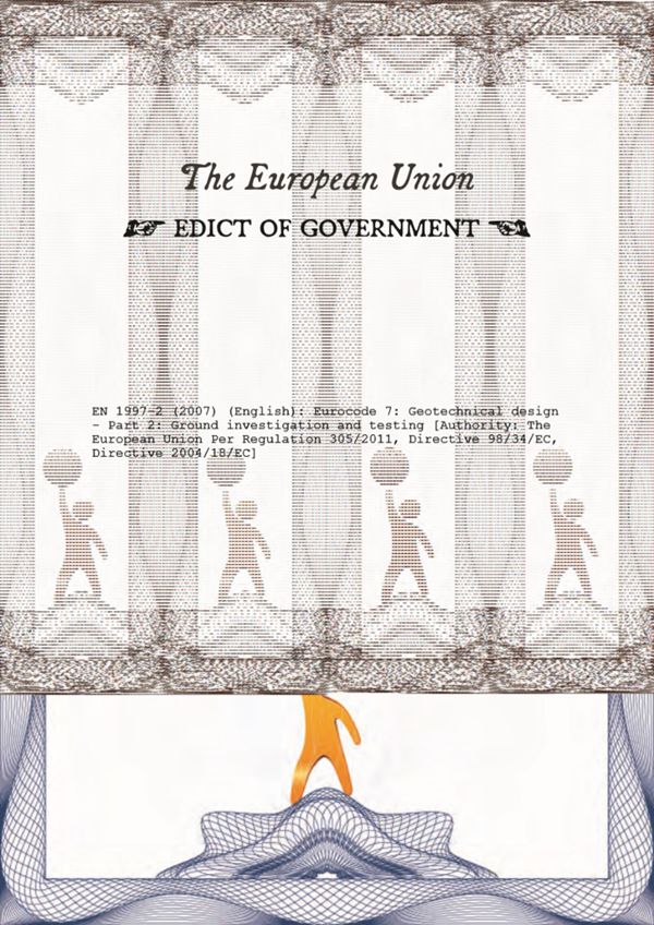 英文版 EN 1997 2 2004 欧洲规范 7 岩土工程设计 第 2 部分地面调查和测试