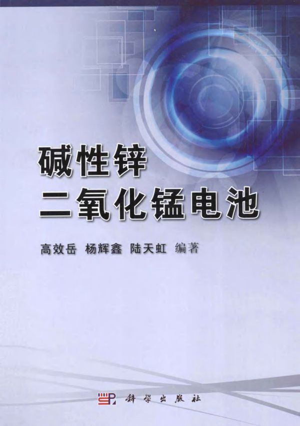碱性锌二氧化锰电池 (高效岳,杨辉鑫,陆天虹)2013年
