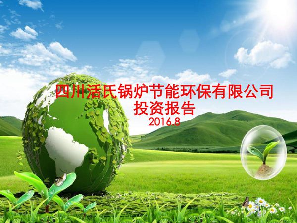 活氏锅炉并购商业计划书