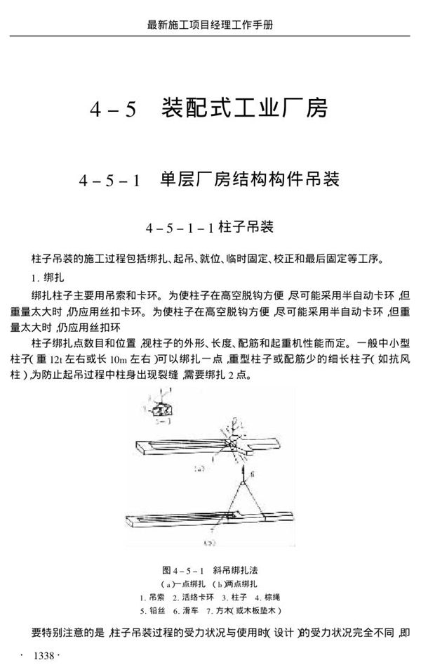施工项目经理工作手册4-5装配式工业厂房